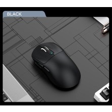 Str Store X3 Pro 4k/8khz Kablosuz Gaming Mouse – 49G Ultra Hafif Fare, Pixart PAW3395 Sensör, 26000 Dpı, Bt/2.4g/kablolu Üçlü Mod, 200 Saat Pil Ömrü, Profesyonel Oyun Faresi – Black