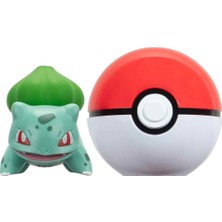 Pokemon Cıip N Go Figür Bulbasaur ve Poke Ball