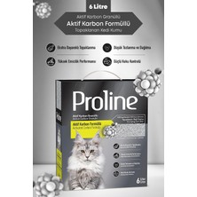 Str Store Aktif Karbon Granüllü & Aktif Karbon Formüllü Bentonit Kedi Kumu 6 Litre