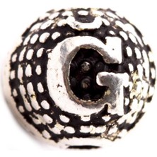 Zero Land CADDE101 8 mm Metal Harf - Metal Tesbih Harfi - Ğ