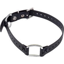 Str Store Ekstra Küçük Köpek Mini Çift Bungee Köpek Tasması, Biyotan, Su Geçirmez, Kokusuz, Metal Toka ve Iki Konfor Döngüsü ile D Halka, Özel Uyum Için Ayarlanabilir, 7/10 Cm, Siyah