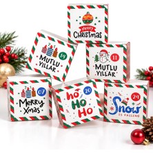 Str Store 25'li Yılbaşı Advent Calendar Kutusu, 7 x 7 x 7 Cm, Kendin Doldur Hediye Seti