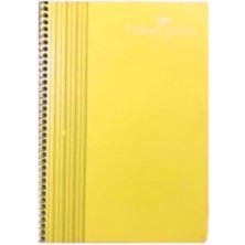 Str Store 1 Adet Pp Kapak Spiralli B5 Boy Defter 80 Yaprak Çizgili Sarı