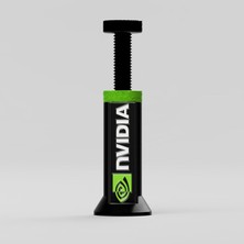 Str Store Nvidia Logolu Ayarlanabilir Ekran Kartı Tutucu - Gpu Sarkma Önleyici Yükseklik Ayarlı Destek Aparatı (70MM - 125MM)