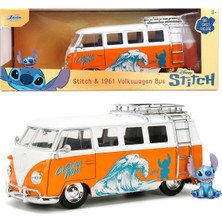 1:24 Disney Stitch 1961 Volkswagen Bus ve Stitch Figürü