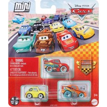 Disney Cars Cars Mini Karakter Arabalar Üçlü Paket JJW61