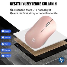 Str Store DM10 2,4ghz Bluetooth Wireless Kablosuz Sessiz Mouse Pembe