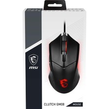 Str Store Clutch GM08 Optik Oyun Faresi, 4200 Dpi, Kablolu, Kırmızı Led'li