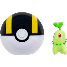 Pokemon Clip 'n' Go Poke Ball Figür Chikorita Ultra Ball