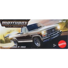 Matchbox The Movie 1:64 Arabalar 1986 Ford F-150 JND29