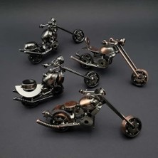 TCX Dekoratif Metal Motor 15 cm El Yapımı Ofis ve Salon Için
