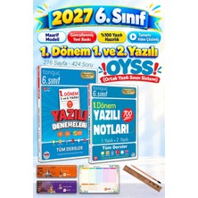 Tonguç Akademi 6. Sınıf 1. Dönem Yazılı Notları - 1. Dönem Yazılı Denemeleri Set - Süper Ikili 2 Kitap - 1. ve 2. Yazılı