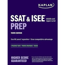 Kaplan Test Prep Ssat & Isee Middle & Upper Level Prep: 4 Practice Tests + Proven Strategies + Online