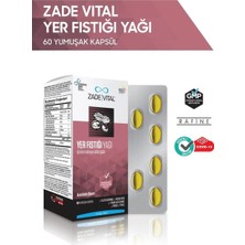 Zade Vital Yer Fıstığı Yağı 60 Kapsül Aromasız Etkili Vücut Bakım Ürünü Türkiye Menşeli