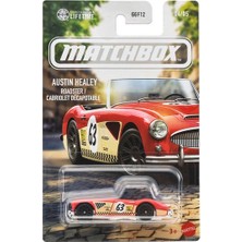 Matchbox Austin Healey Roadster 63 Kırmızı Beyaz 1:64 Metal Model Araba GGF12