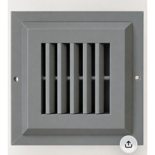 Renuzu Dış Cephe Havalandırma Banyo Doğalgaz Menfezi Dış Çap 15*15 Yuvarlak Boğaz 125 mm