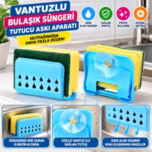Popüler Sepet Mutfak Lavabo Vantuzlu Bulaşık Süngeri Askısı Aparatı