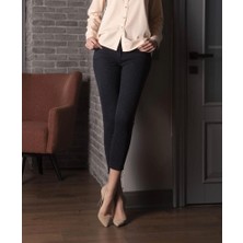Boutique Bade Siyah Minik Desenli Pantolon