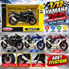 68491 1/12 Yamaha Yzf-R1 Model Motosiklet Metal Model (Adet Fiyatıdır)
