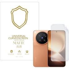 Tr Vivo X500 Pro Max ile Uyumlu Tpu Nano Mat Ekran Koruma Filmi EKM107