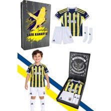 Fenerbahçe 2025/26 Çubuklu Forma, Şort, Çorap Set Uv Kutu Hediyeli
