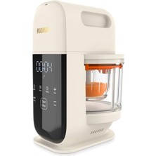Kadıoğlu Ticaret Oro 4'ü 1 Arada Bebek Maması Hazırlayıcı, Buharlı Pişirici ve Blender, 11 Program, Otomatik Karıştırma, 9 Saat Sıcak Tutma, Dokunmatik Panel