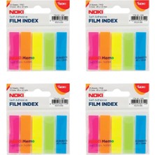 Tr Noki Memo Film Index 5 Renk 12X45 mm 25 Yaprak (12050) 4 Adet