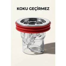 Alfa Brand Koku Geçirmez Duş Gider Sifonu Saç Tutuculu Yıkanabilir Yer Süzgeci