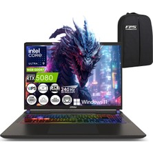 MSI Msı Vector 16 Hx Aı A2XWIG-090XTR Core Ultra 9 275HX RTX5080 64GB Ram 1tb SSD 16" Qhd+ IPS 240Hz W11 Taşınabilir Bilgisayar