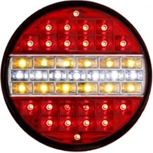Kadıoğlu Ticaret 2 Adet Hamburger Ledli Stop Lamba 4 Fonksiyonlu 24V.