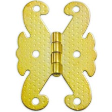 Kadıoğlu Ticaret Menteşe, Kelebek Metal 40 * 65 mm Sarı (2 Adet)