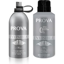 Kadıoğlu Ticaret Babalar Gününe Özel Hediye Kutulu Invisible Edp Erkek Parfüm 120 ml ve Deodorant 150 ml