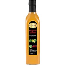 Kadıoğlu Ticaret Enginar Sirkesi 500 ml Doğal Fermantasyon Içilebilir Katkısız Cam Şişe