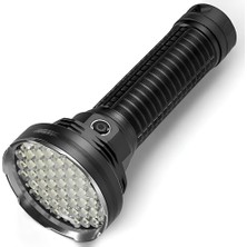 Kadıoğlu Ticaret El Feneri, 120W USB Şarjlı Yüksek Işıklı LED Taktik Süper Parlak Işık Su Geçirmez Gece Kamp Acil