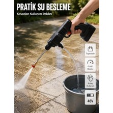 Kadıoğlu Ticaret 2025 A Kalite 48V Şarjlı Yüksek Basınçlı Su Tabancası Orijinal Seri
