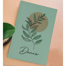 Bk Gift Kişiye Özel Isimli Sert Kapaklı Su Yeşili Lastikli Defter , Arkadaşa Hediye, Yeni Iş Hediyesi, Doğum Günü Hediyesi-14
