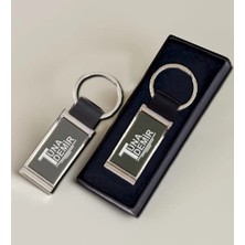 Bk Gift Kişiye Özel Isimli Metal Deri Anahtarlık, Arkadaşa Hediye, Sevgiliye Hediye