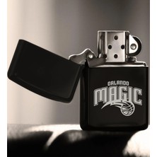 BK Gift Orlando Magic Siyah Benzinli Metal Çakmak