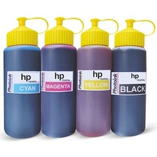 InkTec Hp GT53 GT52 Uyumlu Photoink 4 Renk Mürekkep Seti 4X500 ml