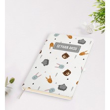 BK Gift Kişiye Özel Isimli Beyaz Defter-9
