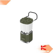 Klarus Cl8 300 Lümen Şarj Edilebilir LED Kamp Feneri - 2000 Mah Balkabağı Tasarımlı Askılı Kamp Lambası | Yeşil