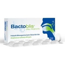 Bactoblis Oral Probiyotik 30 Tablet Çilek Aromalı Yetişkinler İçin Ağız Sağlığı Takviyesi