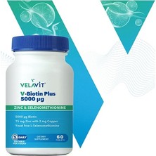 Velavit V-Biotin Plus 5000 mg 60 Tablet