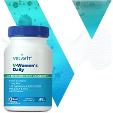 Velavit V-women's Daily Takviye Edici Gıda 30 Tablet VELAV-06
