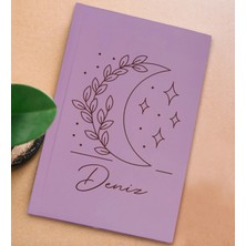 Bk Gift Kişiye Özel Isimli Sert Kapaklı Lila Lastikli Defter , Arkadaşa Hediye, Yeni Iş Hediyesi, Doğum Günü Hediyesi-8
