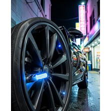 4'lü Araç Sibop LED Işığı Otomatik Açılan Lastik Işığı Seti