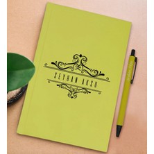 Bk Gift Kişiye Özel Isimli Sarı Sert Kapaklı Defter ve Tükenmez Kalem Seti, Arkadaşa Hediye, Yeni Iş Hediyesi, Doğum Günü Hediyesi-18