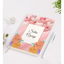 BK Gift Kişiye Özel Isimli Çerçeveli Defter Kalem Seti-11