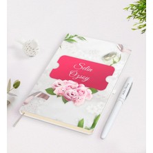 BK Gift Kişiye Özel Isimli Çerçeveli Defter Kalem Seti-6