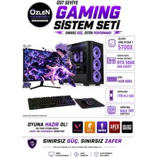 Özlen X104 Ryzen 7 5700X Rtx 5060 8gb 16GB Ram 1tb M.2 SSD 24'' Full Hd 200Hz Oyuncu Bilgisayarı